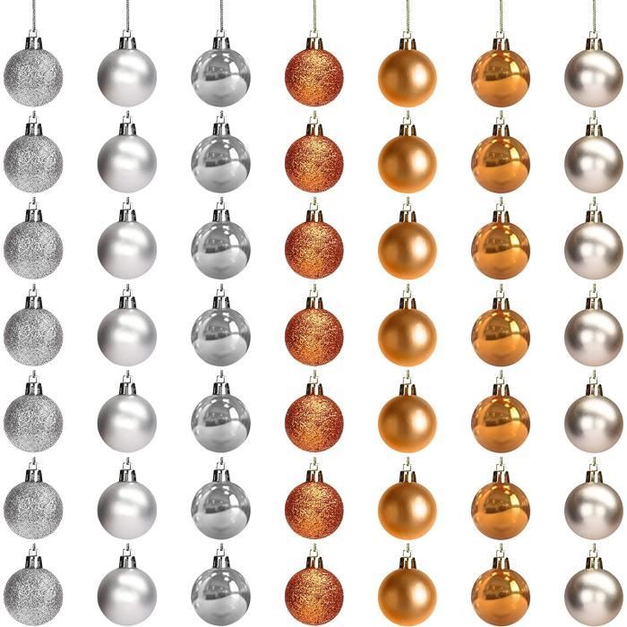 Ornements de sapin de Noël 3 couleurs disponibles