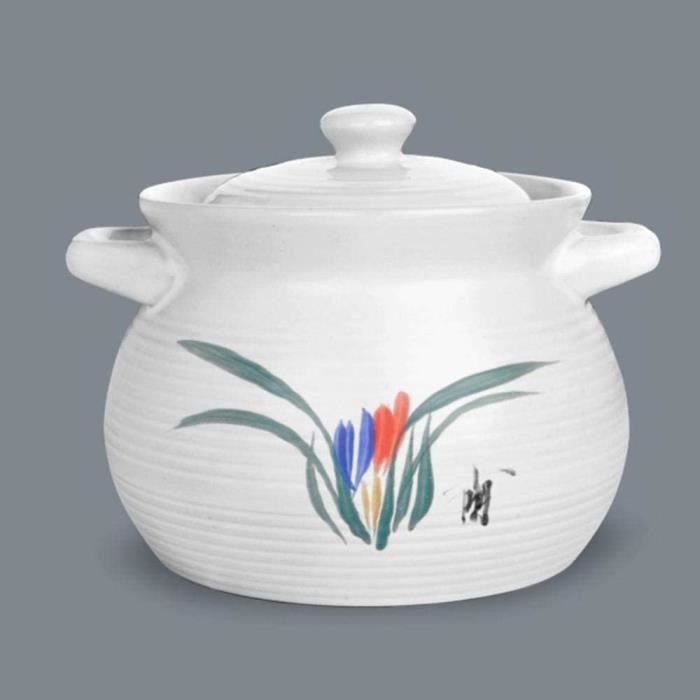 🏺 Mini Pot / Casserole En Céramique Beige - Déco Miniature - Occasion (Défaut)