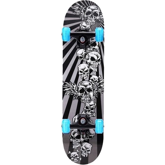 Kit de skateboards à doigts pour adultes et enfants - 1 mini planche à doigts en érable avec boîte à pièces à faire soi-même - Pour adultes et enfants - Blanc Kit de skateboards à doigts pour adultes et enfants - 1 mini planche à doigts en érable avec boîte à pièces à faire soi-même - Pour adultes et enfants - Blanc