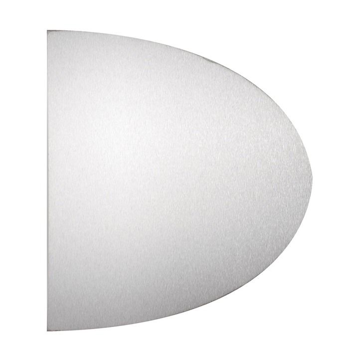 Plaque demi lune aluminium 300x150 - DUVAL - 11-0102-1630