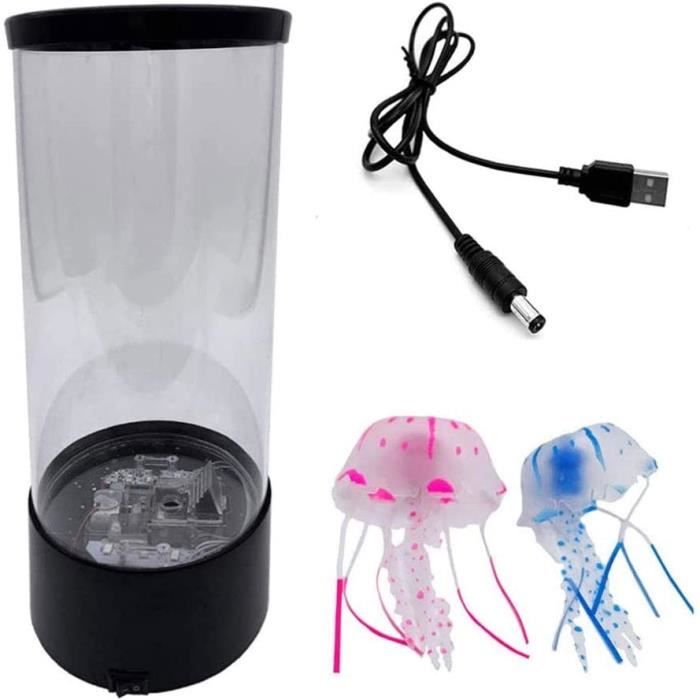 Lumière de méduse,Lampe à Lave colorée de méduse,veilleuse d'aquarium ... — free download