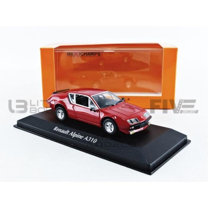 Voiture Miniature de Collection MAXICHAMPS 1 43 ALPINE RENAULT Alpine A310 1976 Red Cdiscount Jeux Jouets