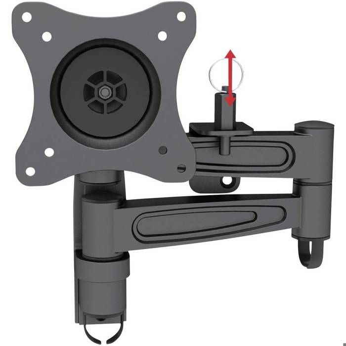 Support mural TV SpeaKa Professional SP-4930876 330 cm (13) - 686 cm (27) inclinable mobile rotatif extensible n