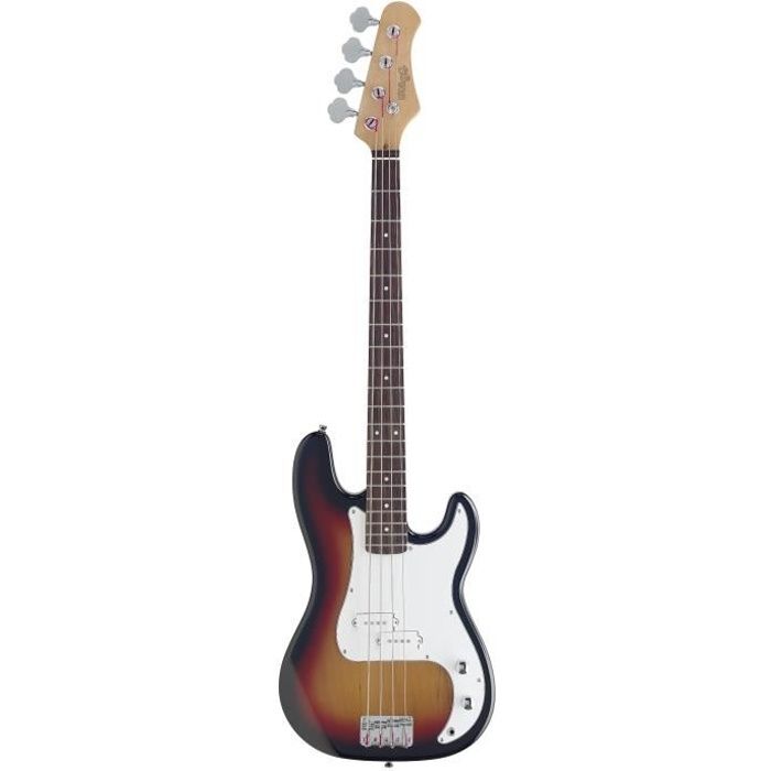 STAGG P250-SB Basse Type Précision - Dégradé Brun