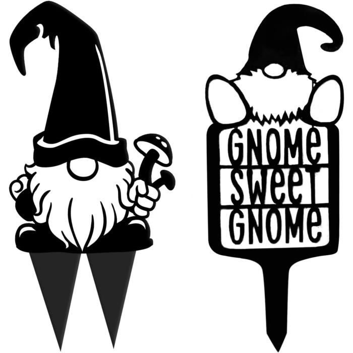 Ornement De Statue De Nain De Jardin - Mini Statue De Nain De Jardin, Résine De Jardin De Nain