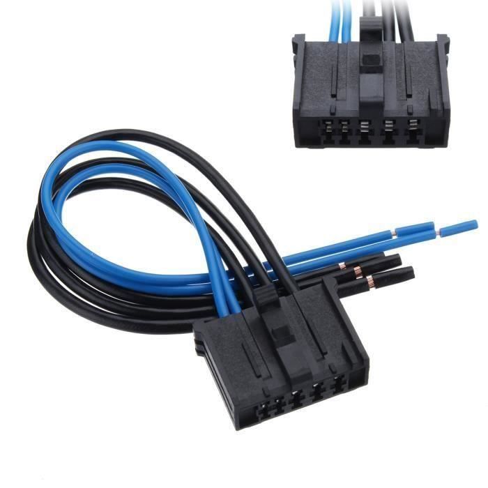 Connecteur Résistance Moteur Ventilateur Renault - Adaptateur Câblage 8200729298 - Pour Megane, Clio, Twingo