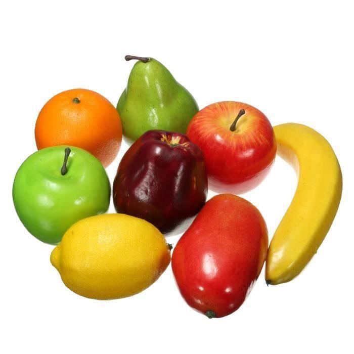 4 grandes meilleur artificielle pondérée pomme verte fruit en plastique réaliste décoratifs