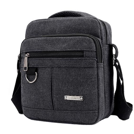 Sacoche Homme Sac Bandoulière Homme Cartable Besace pour Les Loisirs Vacances Excursion Marche Randonnée Bleu