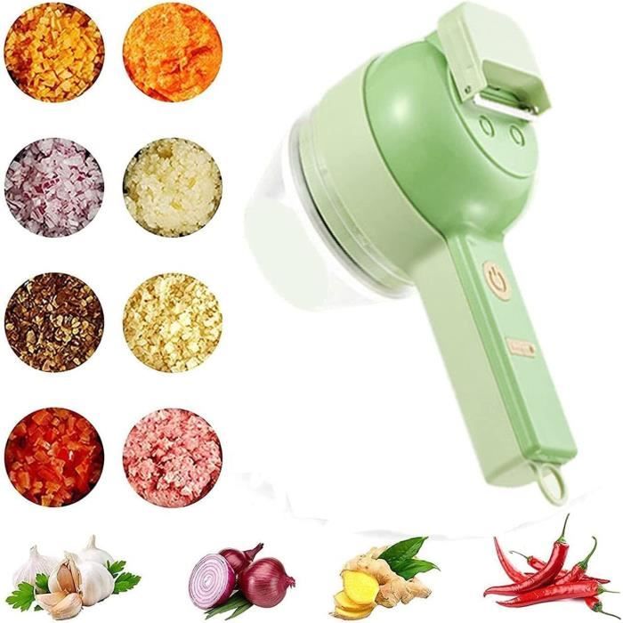 Couleur blanche Coupe-légumes électrique multifonctionnel 3 en 1
