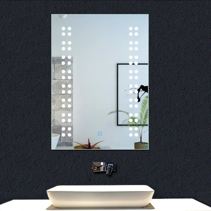 Miroir de salle avec éclairage LED salle de bain miroir salle de bains miroir miroir mural m152 