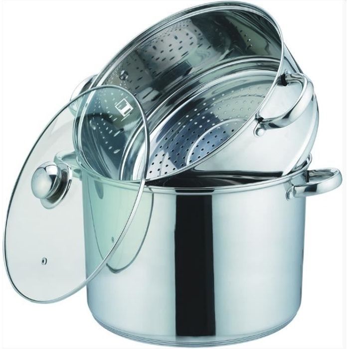 3 piéce couscoussiers inox HM-0827 6L/20 cm Haussmann Héritage 3 piéce couscoussiers inox HM-0827 6L/20 cm Haussmann Héritage