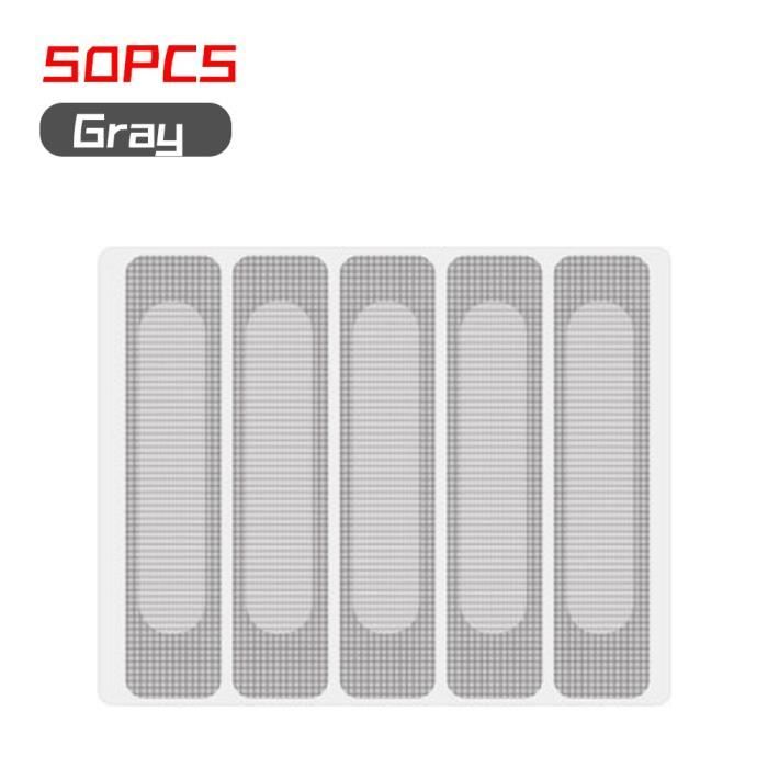 Filet de fixation adhésif pour fenêtre de maison,50 pièces,anti-moustiques,mouches,insectes,réparation d'écran,Patch mural,maille,pour fenêtre Filet de fixation adhésif pour fenêtre de maison,50 pièces,anti-moustiques,mouches,insectes,réparation d'écran,Patch mural,maille,pour fenêtre