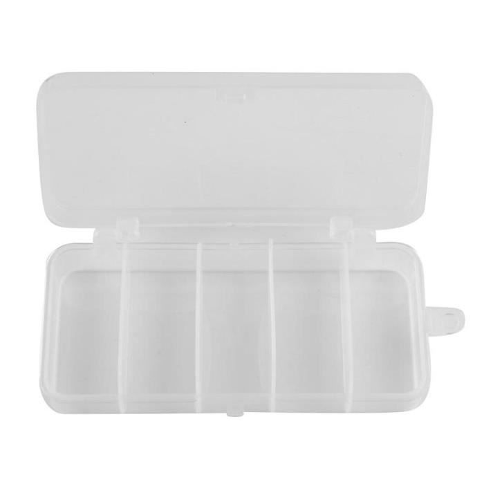 Boîte De Rangement Pêche Tigofly – 20 Compartiments, Double Couche, Pour Hameçons Et Leurres