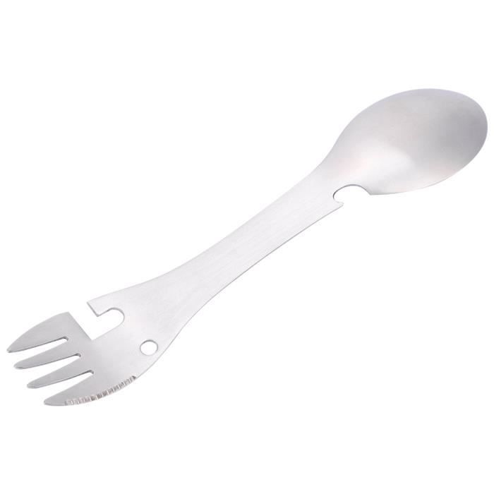 Ustensiles de cuisine cuillère fourchette ustensiles multifonctions multifonctions pour le camping la randonnée la randonnée