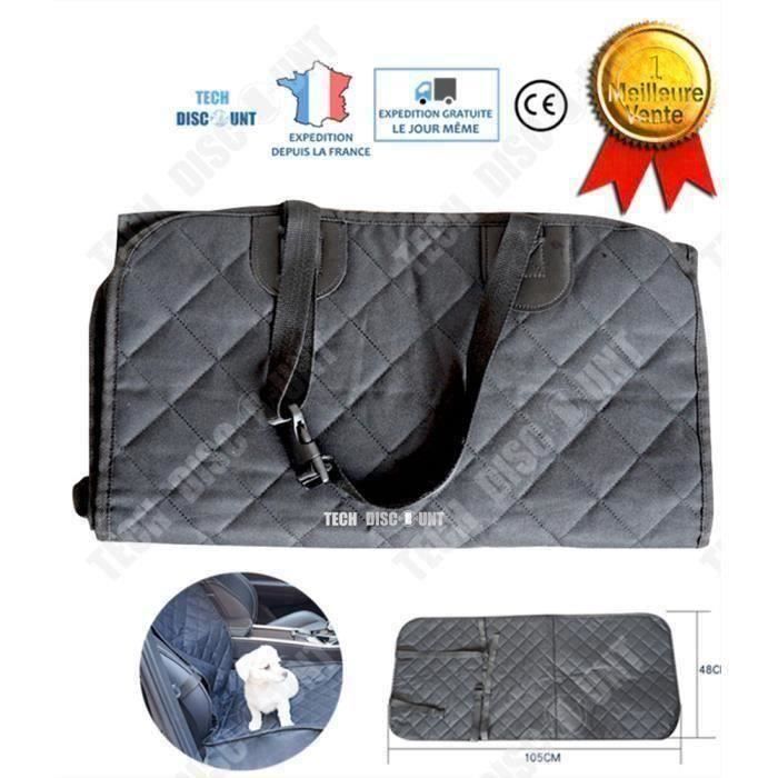 Housse De Protection Pour Siège Arrière De Voiture – Imperméable, Dimensions ~119x142 Cm, Avec Sangles Et Passants, Idéale Pour Chien, Recommandée Peugeot 206 CC