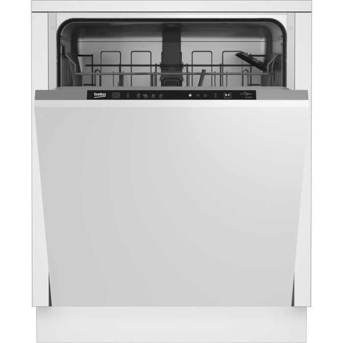 Lave-vaisselle intégrable BEKO BDIN14320 - 13 couverts - L60cm - 49dB - Cuve inox