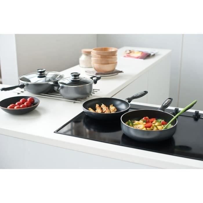 Beka Poele A Frire Pro Induc O 18 Cm Noir Tous Feux Dont