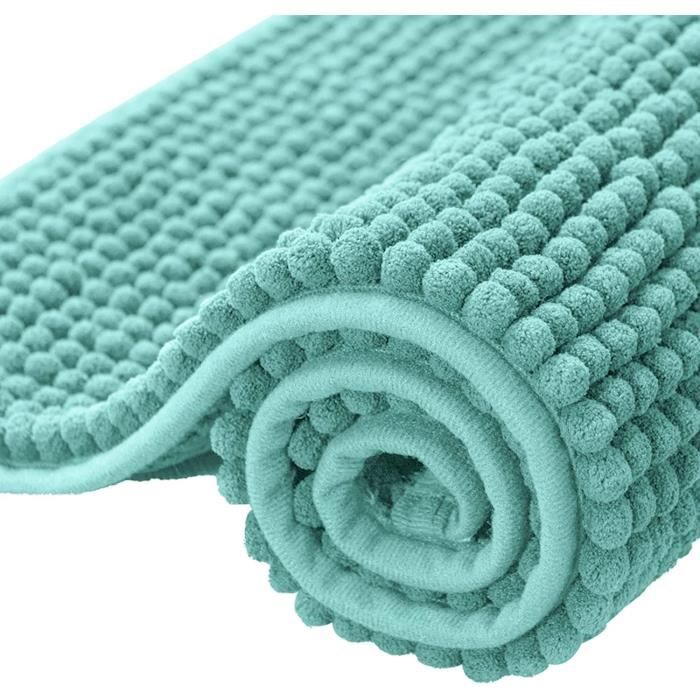 Tapis de bain antidérapant, tapis de salle de bain extra doux, lavable