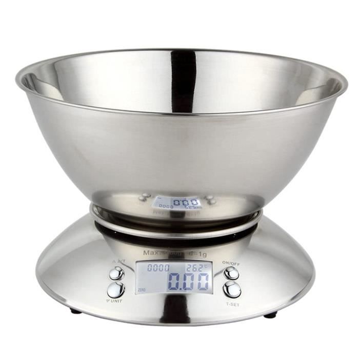Balance De Cuisine Mécanique Plateau Creux 5Kg - Balances De Cuisine Professionnelles - La Toque D'Or