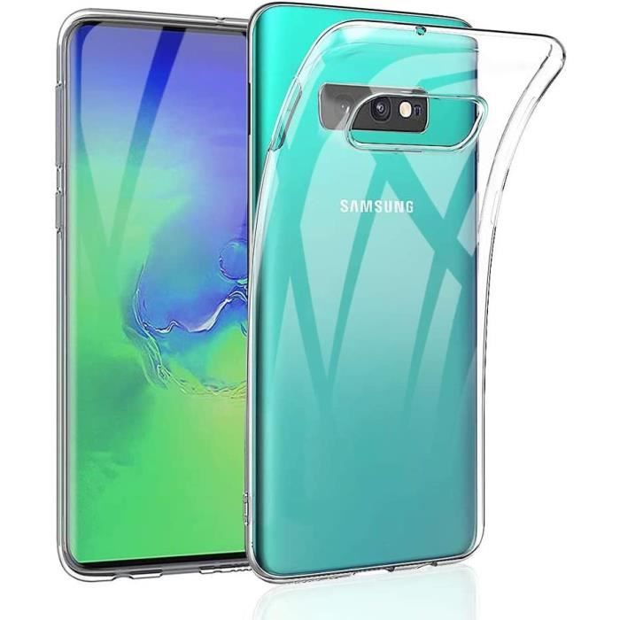 Coque Samsung Galaxy S10e Transparente, Ultra Mince étui De Protection Absorption De Choc, Ultra Clair TPU Silicone Tra