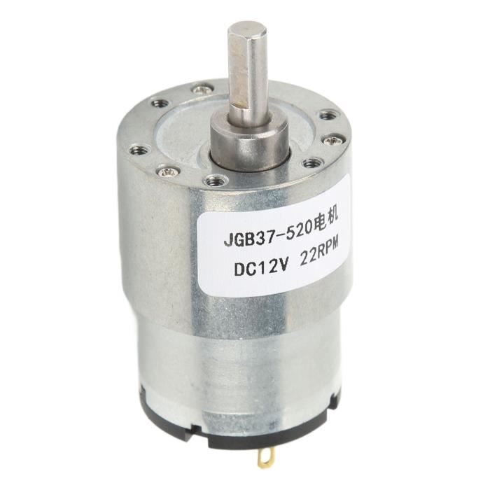 Moteur de réduction Moteur inversé 3.4-70kg DC 12V 24V grand couple moteur à engrenage à vis sans fin haute puissance porte de Table rotative auto-verrouillage Rotation variable ( Size