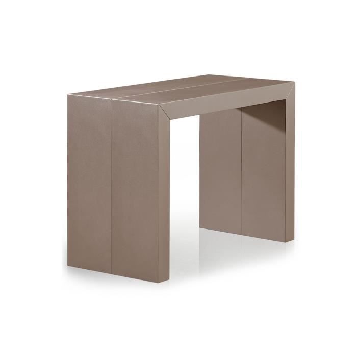 Table Console Extensible Pas Cher 250 Cm Taupe Mat Nina Xl C Maison Table Console Extensible Pas Cher 250, Console Table Extensible Pas Cher