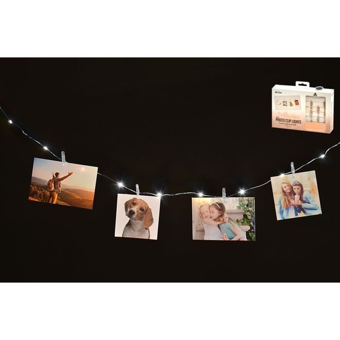 Guirlande Lumineuse Porte Photo Avec Pinces Linge Guirlande Lumineuse Pour Photos 16 Mini Pinces 230 Cm Achat