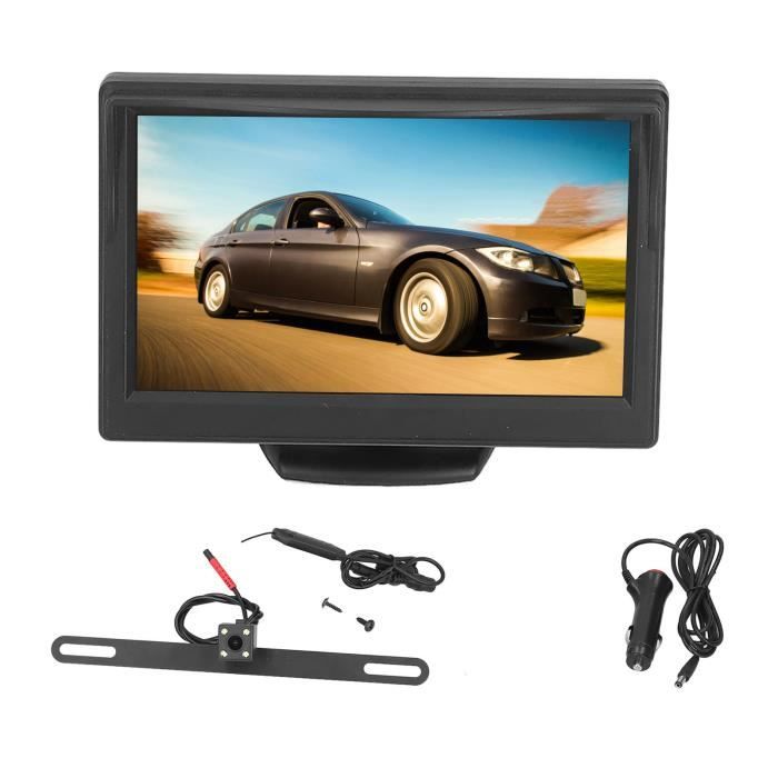 Shkalacar Rétroviseur Caméra Vélo – écran 4,3 Pouces, Angle 150°, Vision Nocturne, Support 360°, Compatible VTT/route