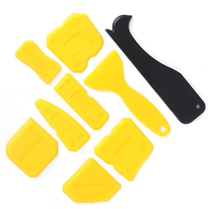 4 Pièces - Fenêtre Porte Mastic Silicone épandeur Spatule Grattoir Ciment Calfeutrage Outil De