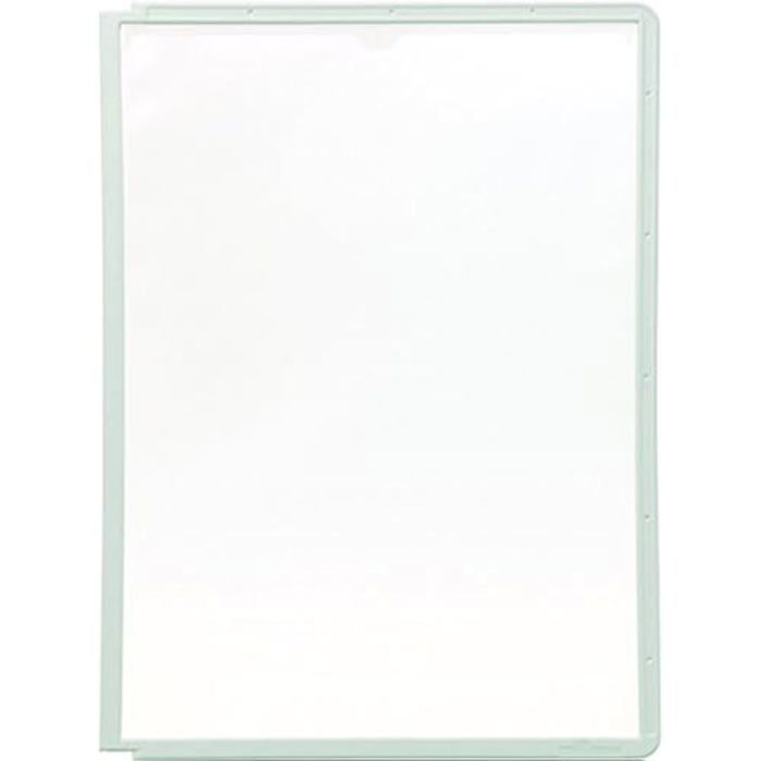 Lot De 10 Pochettes Document A4 Durable Sherpa - Cadre Profilé Bleu, Polypropylène Anti-Reflet