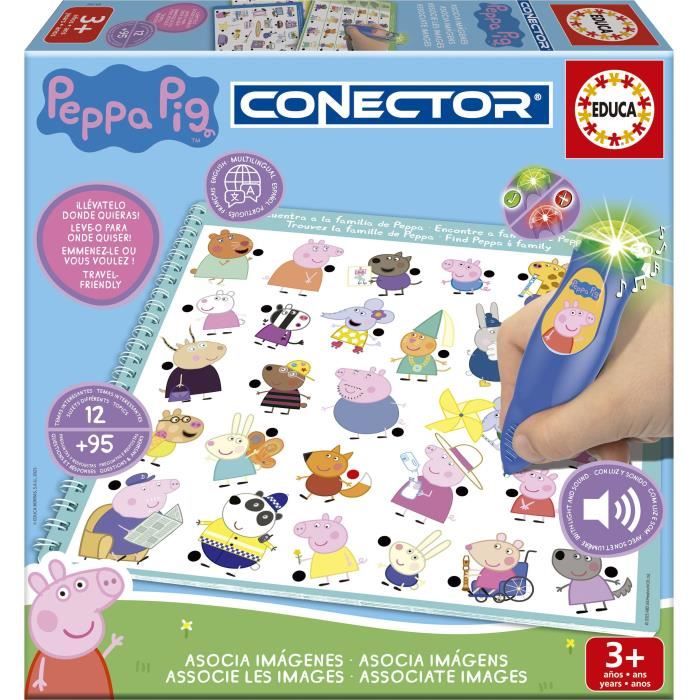 Jeu Éducatif Conector Junior EDUCA 20218 – Peppa Pig Apprentissage Interactif