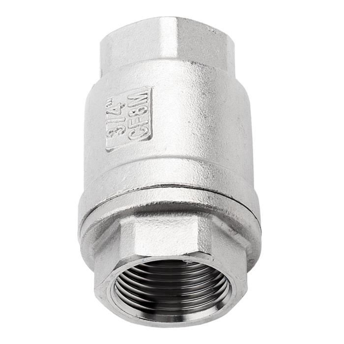 Clapet anti-retour à ressort, clapet anti-retour en ligne 7 * 3.5Cm