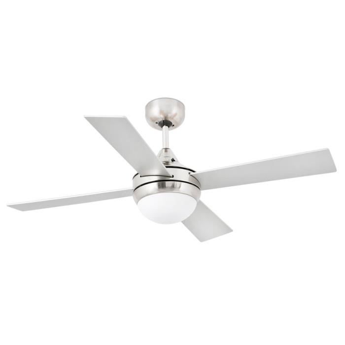 Ventilateur De Plafond Moderne 106 Cm Avec Lampe Telecommande Ir