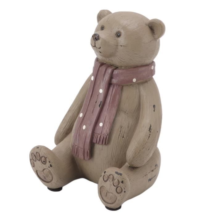 Garneck 20 Ornements Ours Polaire Résine - Mini Figurines Pour Décoration Bureau, Maison, Micro Paysage - 8