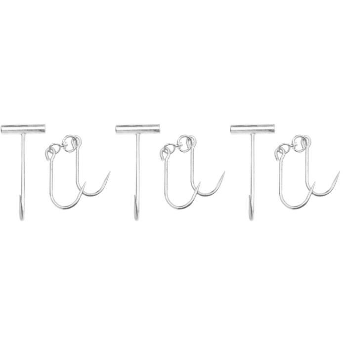 Mipcase 2pièces Crochet à Rôtir Acier Inoxydable Avec Manche