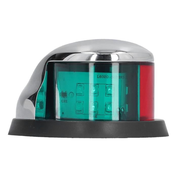 Garosa Feu de position Feu de navigation pour bateau 12LED 12V Lampe de