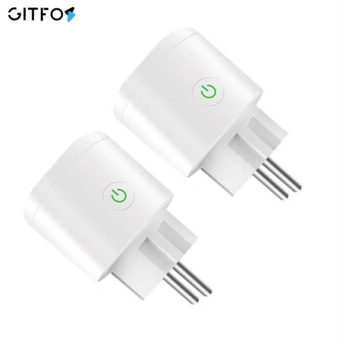 Lot De 3 Prises Connectées WiFi Intelligentes 20A - Compatible Alexa Et Google Home