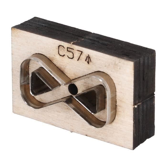 Matrices De Découpe Carrées En Acier - Lot De 12 Tailles (5 à 60mm) - Pour Cuir, Tissu, Argile, Caoutchouc - Artisanat