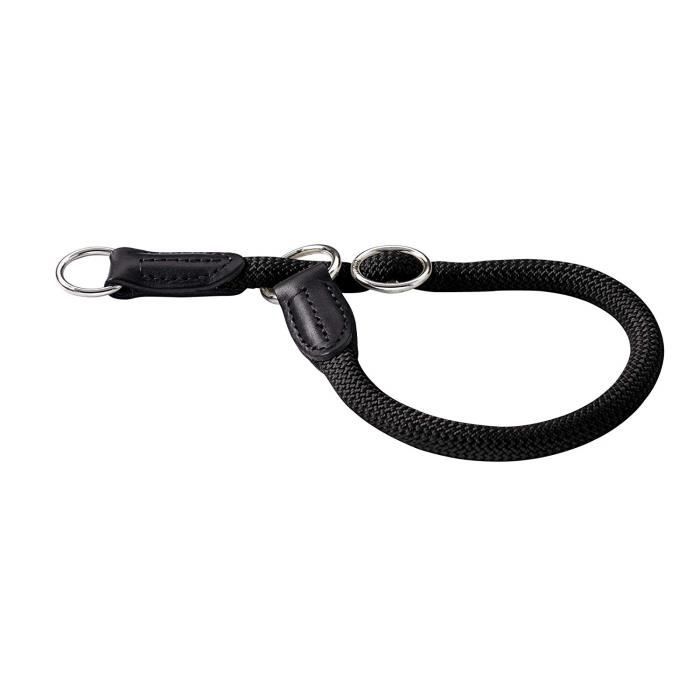 Meilleurs prix pour Hunter Freestyle Collier de dressage avec bague d`arrêt, Noir (schwarz) 45/10 - HT40718