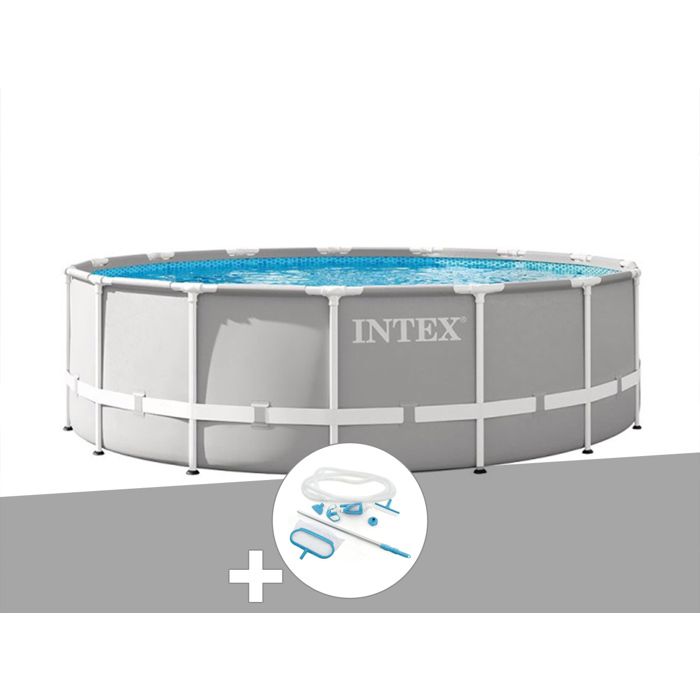 Kit Piscine Tubulaire Intex Prism Frame Ronde 4 57 X 1 22 M Kit D Entretien Achat Vente Piscine Kit Piscine Tubulaire Intex Cdiscount