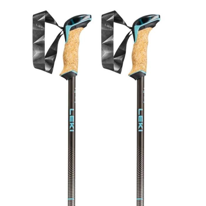 Bâtons De Randonnée LEKI Cressida - En Carbone, Pliables En 4 Parties, Poids De 268 G La Paire, Idéal Pour Le Trail