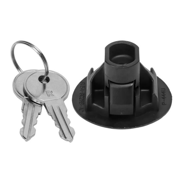 Bouchon Réservoir Carburant Diesel Verrouillable Noir – 2 Clés – Compatible MAN TGA/TGX, Mercedes Actros, Renault Premium