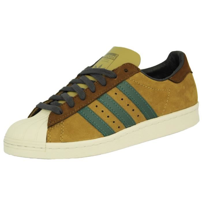 superstar 80s adidas brun