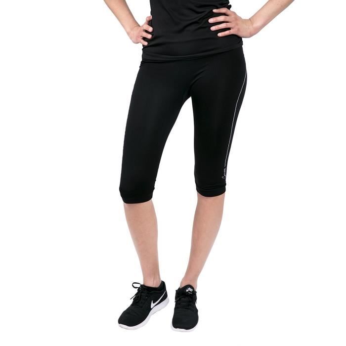 legging femme sport performance - marque - noir - fitness - respirant