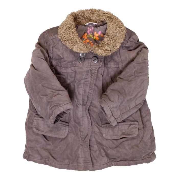 Manteau Enfant Fille Vertbaudet 2 Ans Marron Hiver Marron Violet Cdiscount Pret A Porter