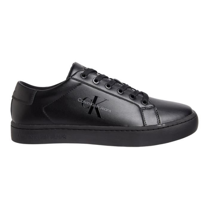 Calvin Klein Chaussures CALVIN KLEIN Leather Trainers Noir - Homme/Adulte