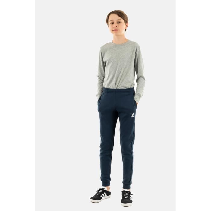 Pantalon De Survêtement Le Coq Sportif Essential Slim Pour Garçon 12 Ans - Coupe Ajustée, Coton Doux
