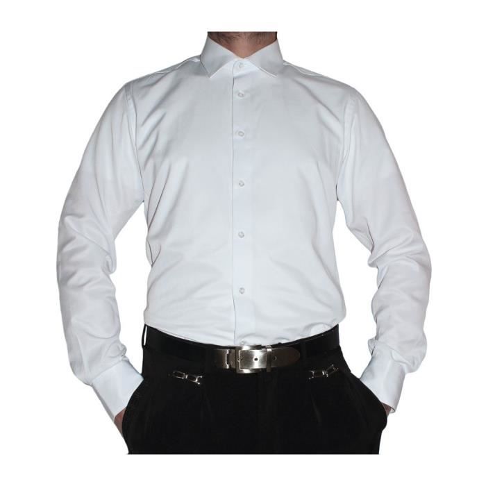 chemise homme sans col