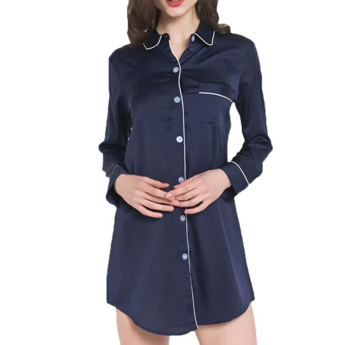 Chemise de nuit outlet boutonnée devant grande taille