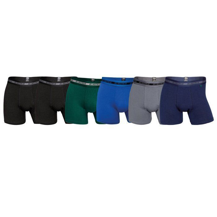 Pack De 6 Caleçons Boxer Homme QINCAO - Noir - Qualité Premium - Taille S à XXXXL - Neuf Avec étiquettes